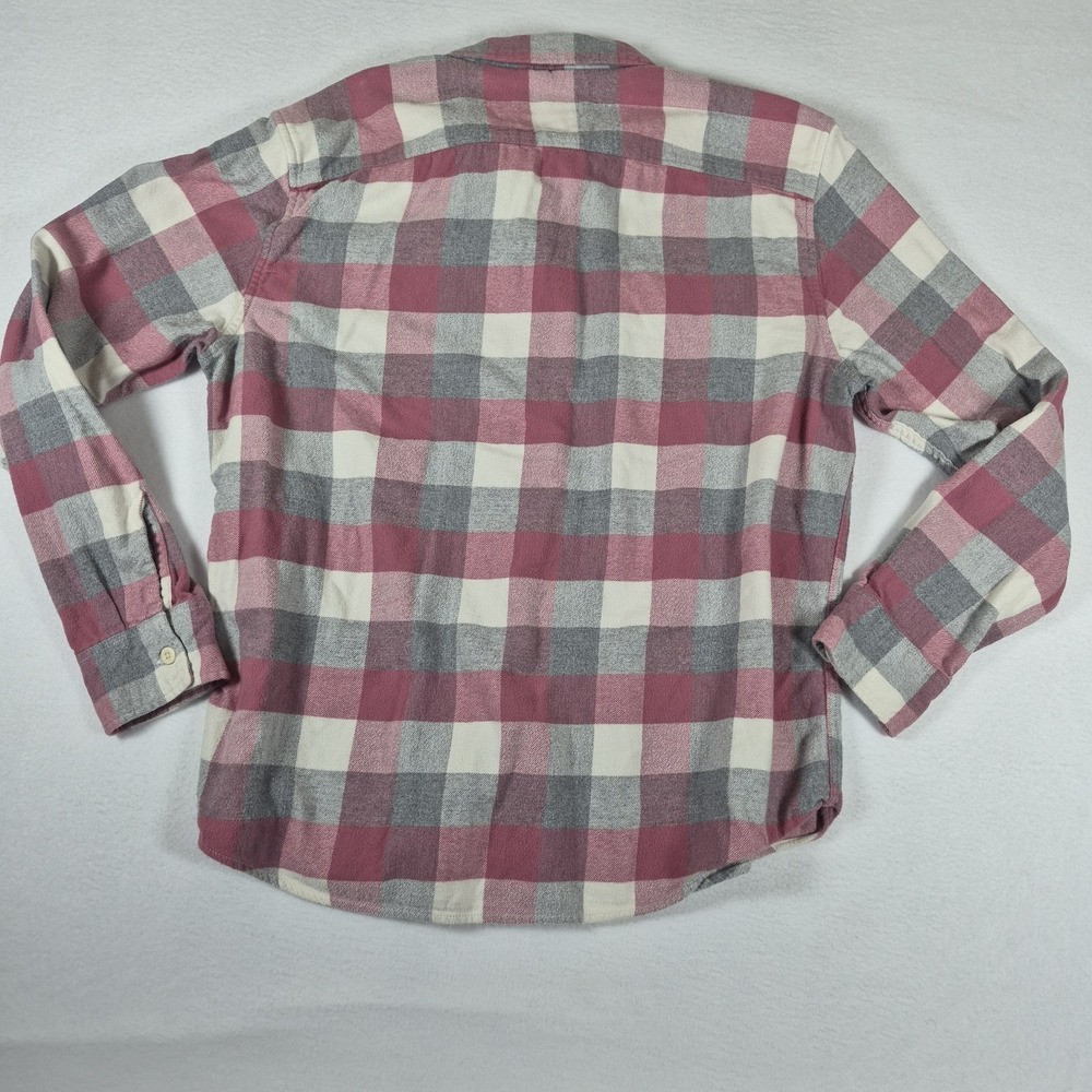 American Eagle Flannel Shirt Mens Large Long Sleeve Plaid "Super Soft" Granola - Picture 6 of 11